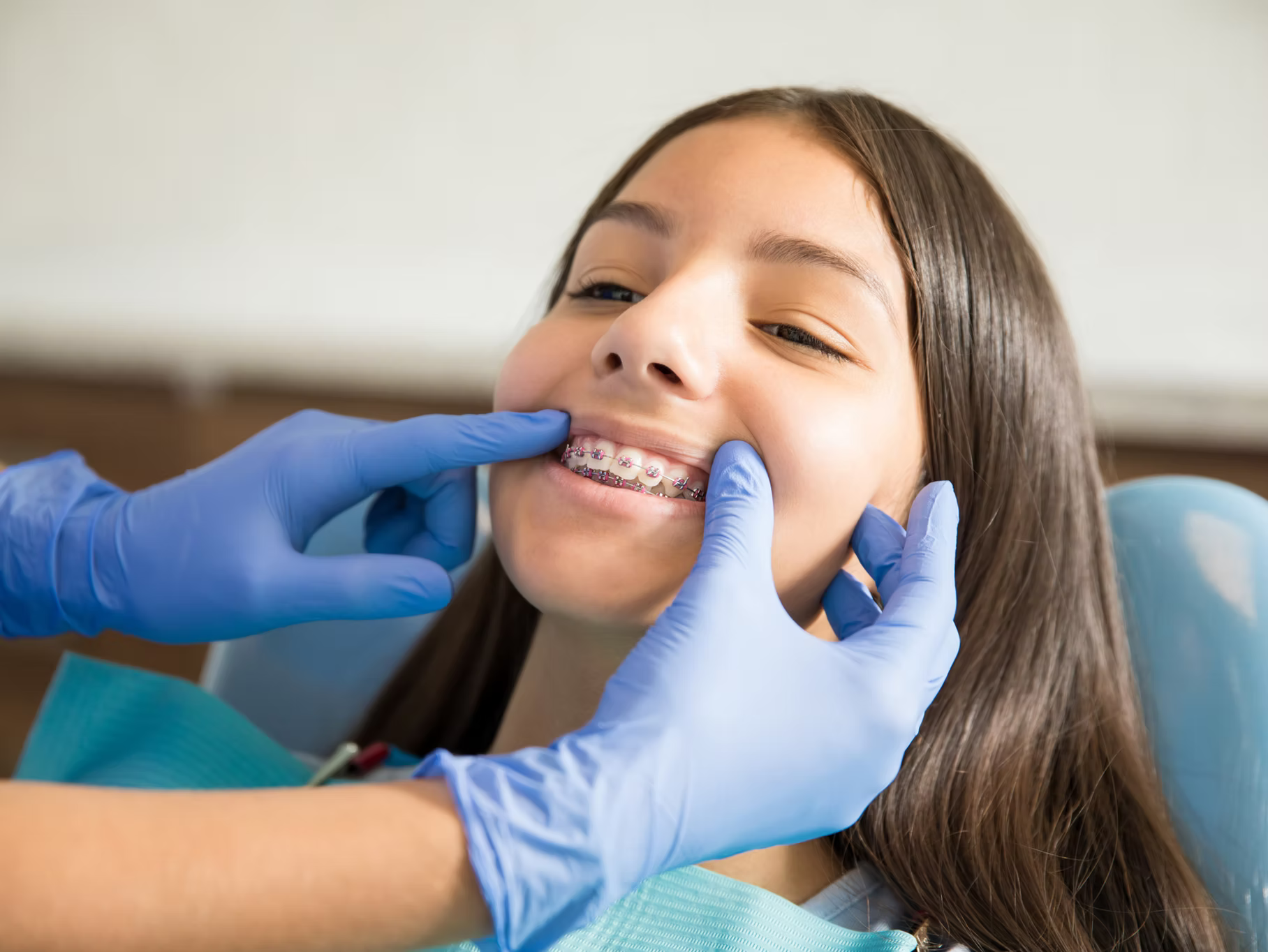 bambina dal dentista